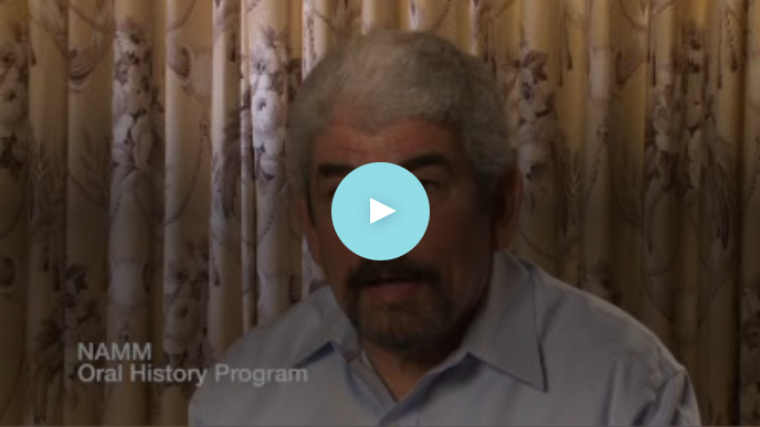 Thumbnail image linking to Jerry Portman’s NAMM oral history interview video