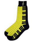 Aim 10001C Yellow and Black Keyboard Socks