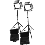 CHAUVET CASTPANELPACK 2-pack LED Light Panel w/ Stands