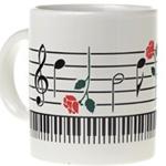 Aim 1947 Keyboard with Rose Mug