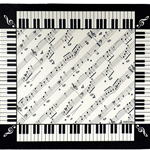 Aim 40026 Mouse Pad KYBD Sheet Music Square