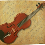 Aim 40032 Mouse Pad Sheet Music Violin