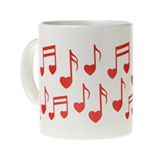 Aim 1942 Mug, Heart Notes