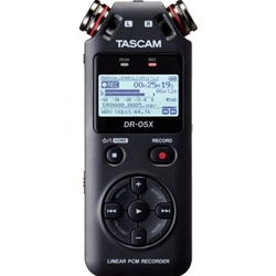 DR05X Tascam Portable Handheld Field Recorder w/ Stereo Microphones