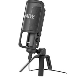 Rode NTUSB Premium USB Lg. Diaphram Mic w/ Stand and Pop Filter