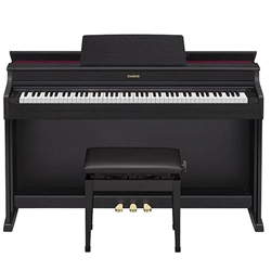 AP470BK Casio 88 Weighted Key Digital Piano w/ Bench Black