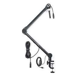 Gator GFWMICBM4000 Pro Mic Boom Stand with On-Air Indicator Light