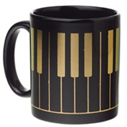 Aim 1812 Keyboard Mug Black and Gold