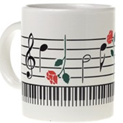 Aim 1947 Keyboard with Rose Mug