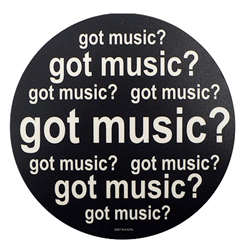 Aim 40024 Got Music? Mouse Pad