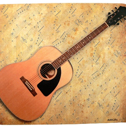 Aim 40035 Mouse Pad Sheet Acoustic Guitar