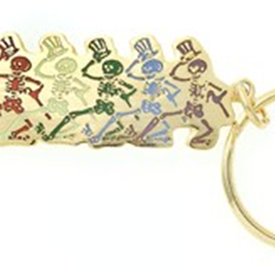 Aim GDK209 Grateful Dead Dancin' Skeleton Keychain