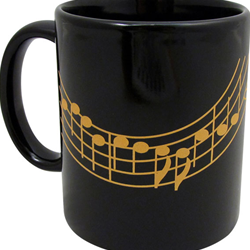 Aim 1803 Mug, Music Staff